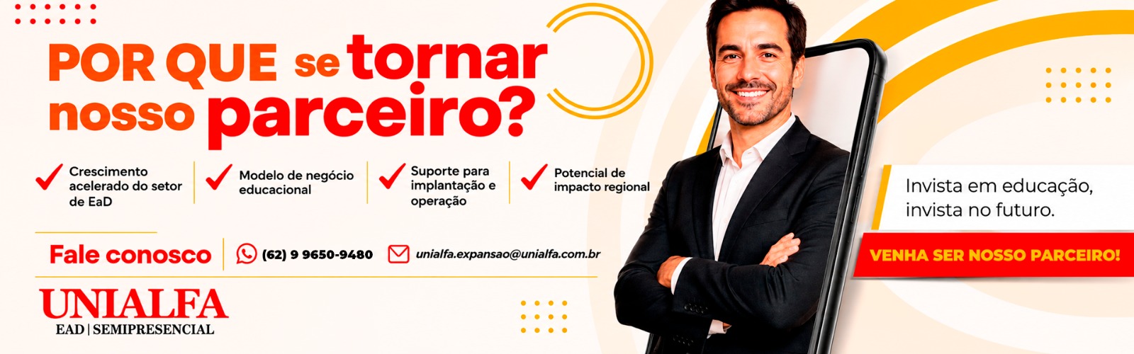 Seja um polo parceiro UNIALFA EaD